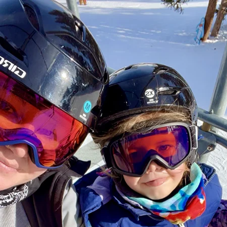 Brooke Calhoun Hover Skiing