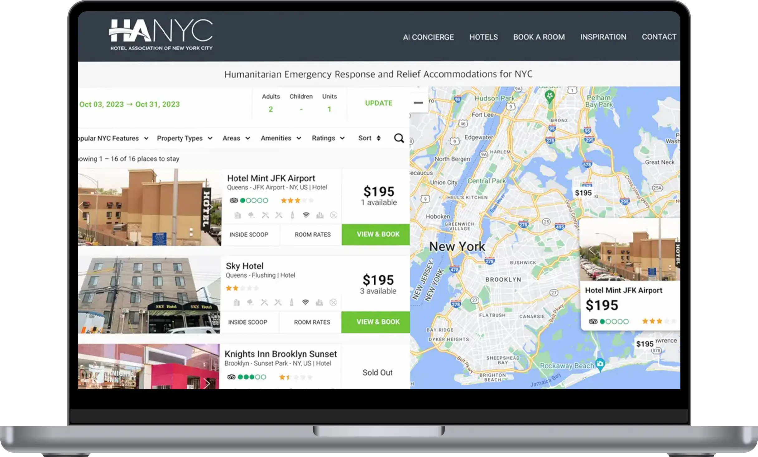 Emergency Response Booking