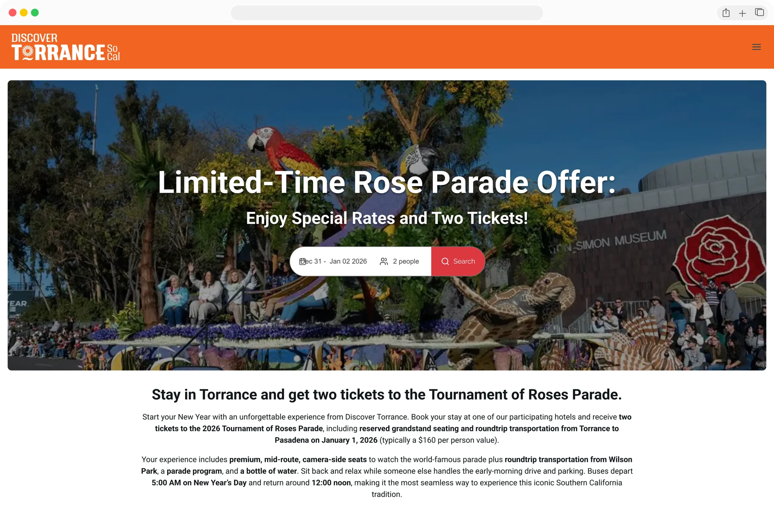 Rose Parade Torrence - Ripe ITA