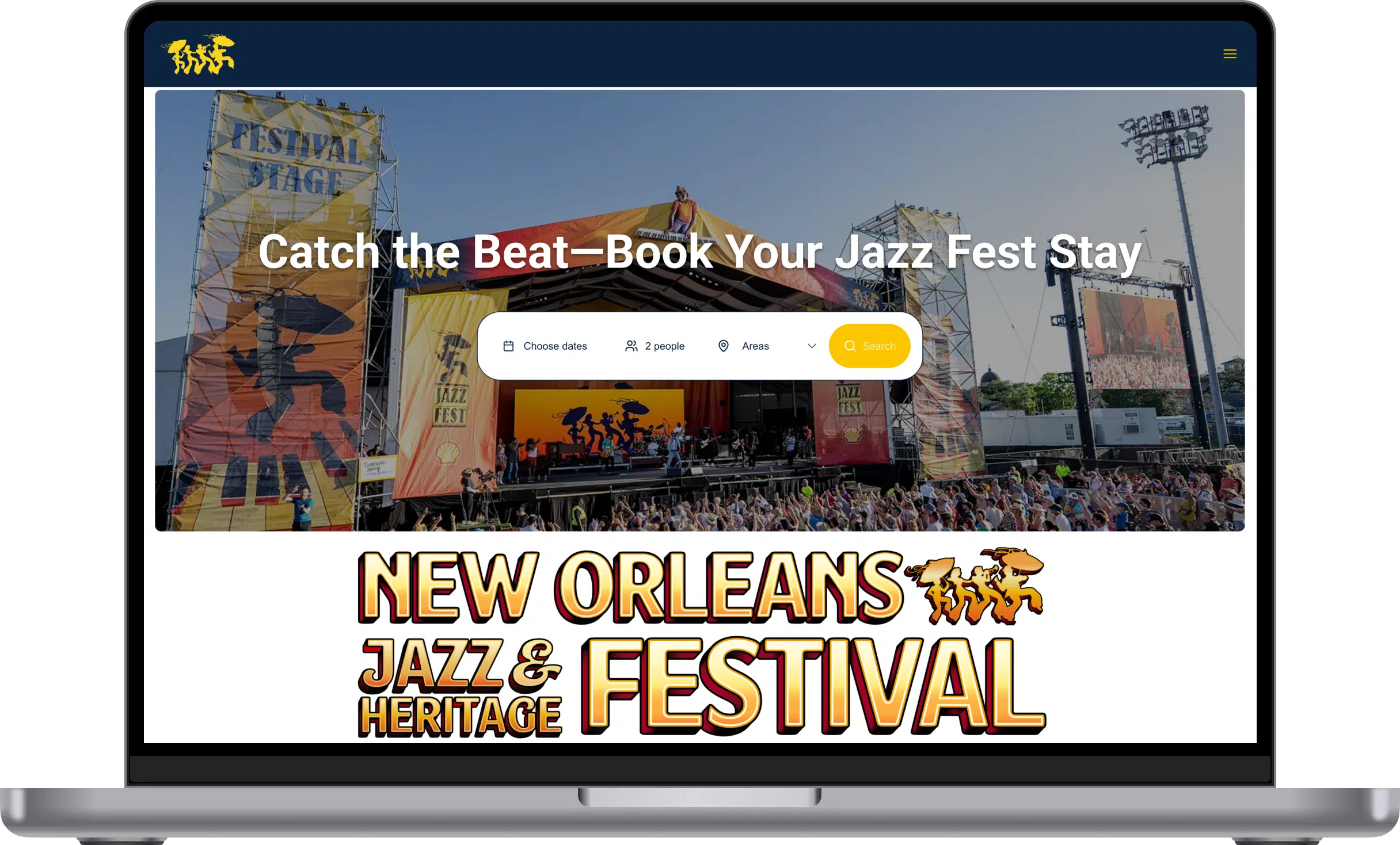 New Orleans Jazz Fest Microsite