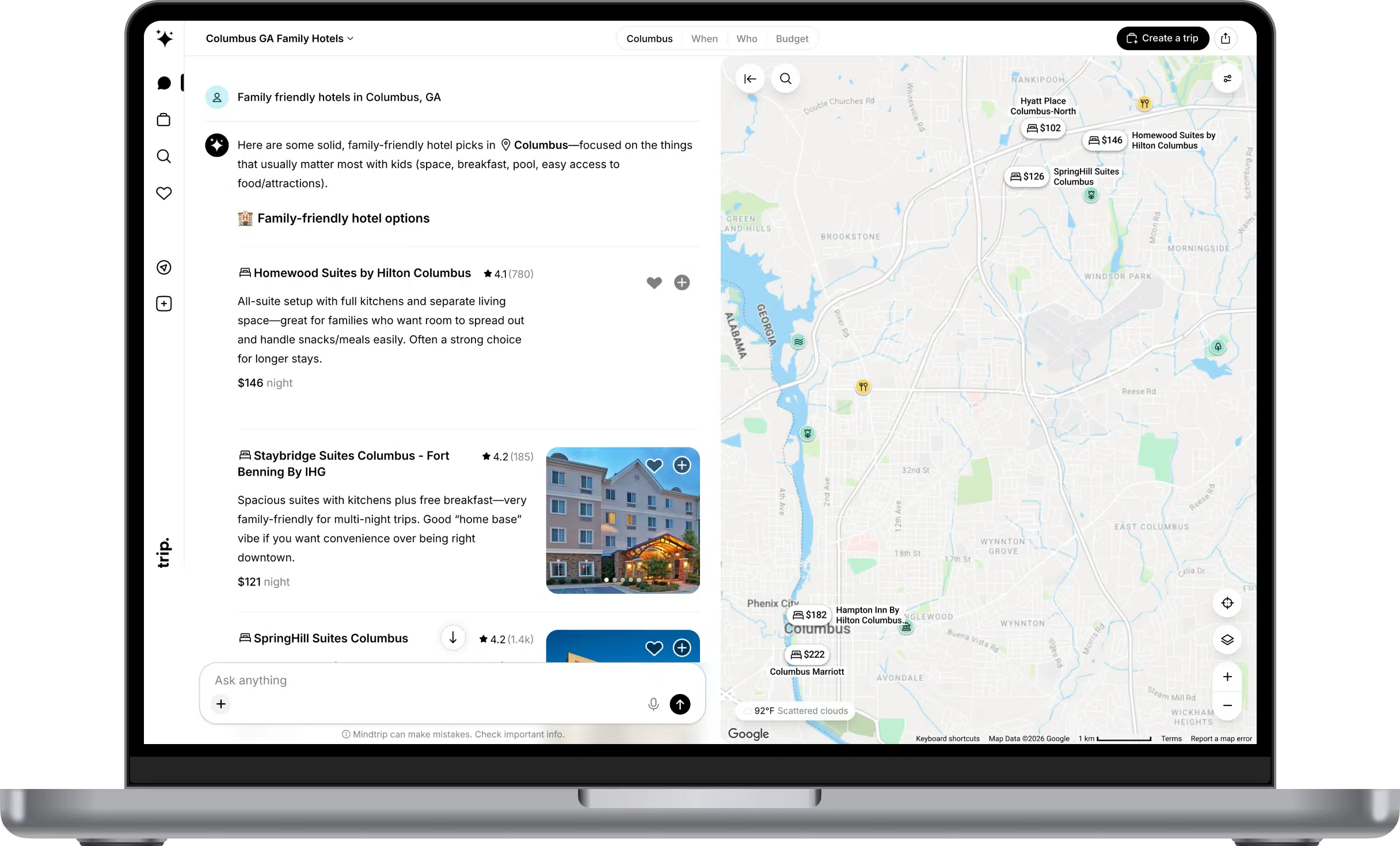 Mindtrip AI Travel Planner